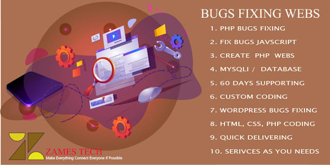 fix bugs wordpress websites,  PHP javascript HTML CSS