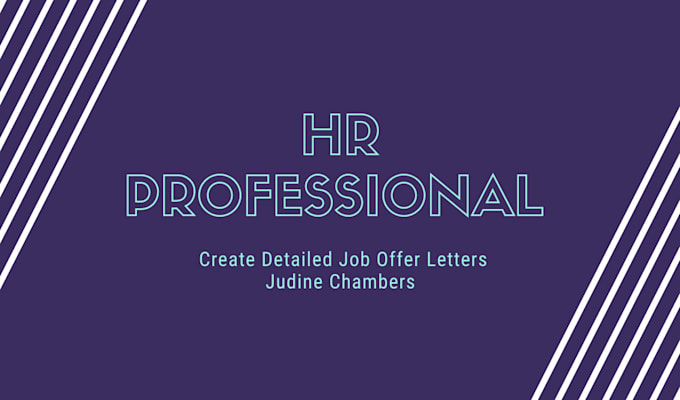 create job offer letters