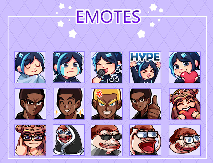 customizable emotes for you