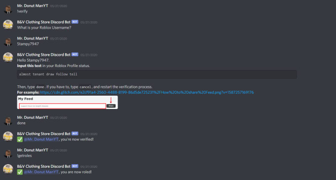 Program A Discord Bot For You By Jackprograms - roblox discord clothing bot