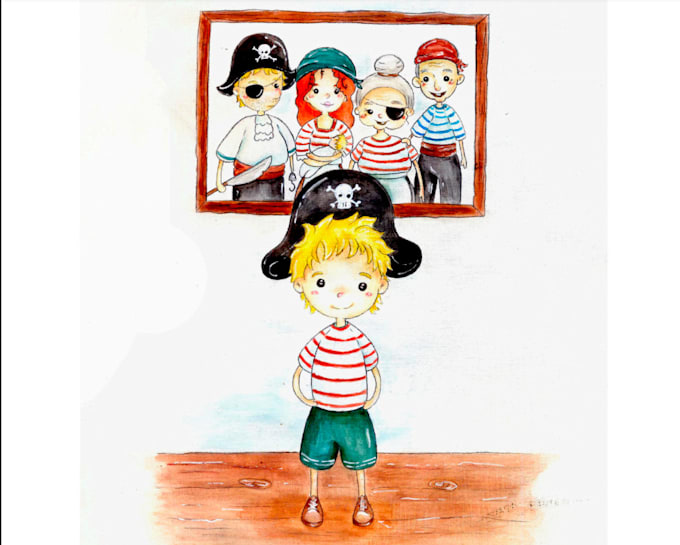create illustrations for children books