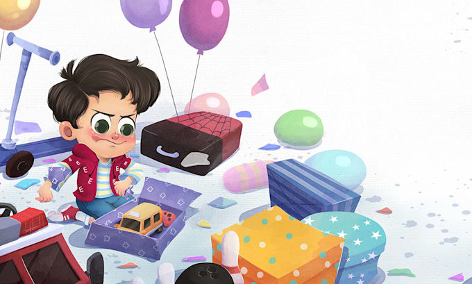 create vibrant illustration for your children book