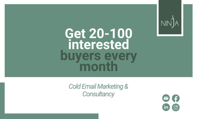 be your cold email marketing consultant