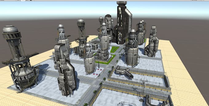 3d game level optmize lowpoly terrains or maps for unity