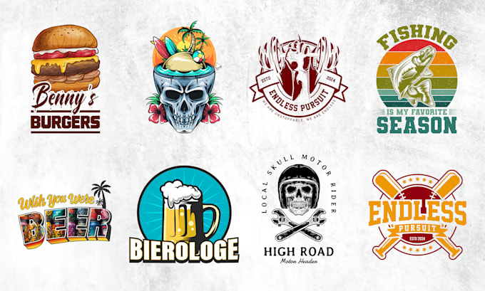 do custom graphic t shirt or sticker design
