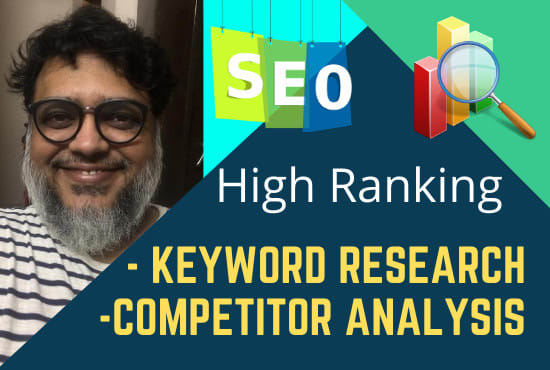 do high ranking SEO keyword research and competitor analysis