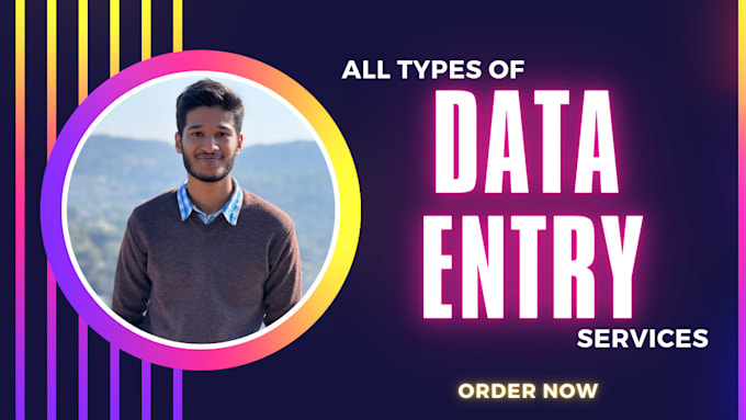 do any data entry work accurately