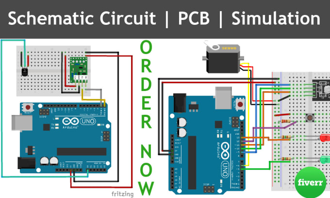 Do schematic circuit, simulation, pcb in fritzing, proteous by Jsrasel ...