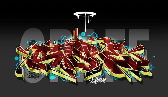 draw a cool unique graffiti for you