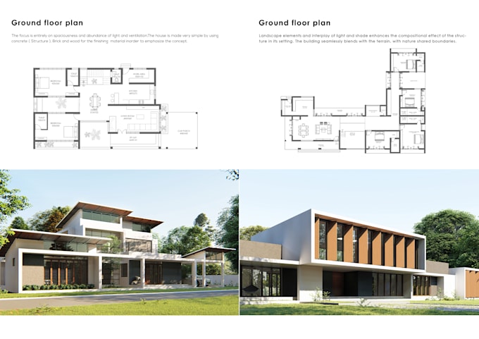 design architectural 2d floor plan, 3d floor plan on autocad