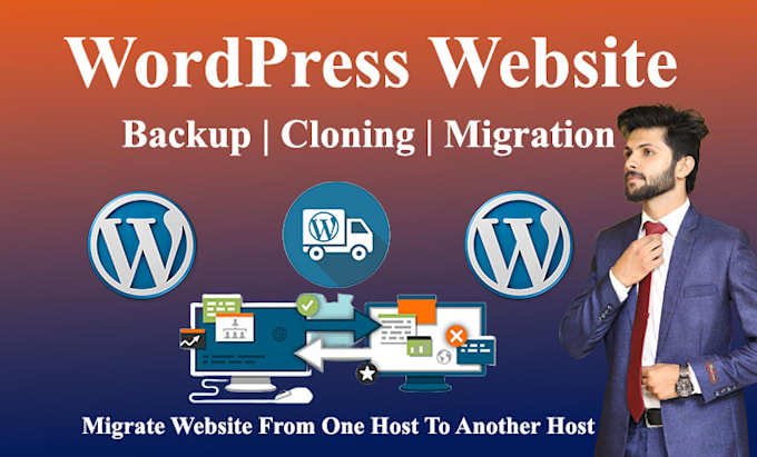 transfer, backup, clone, or migrate your wordpress website within 1 hour