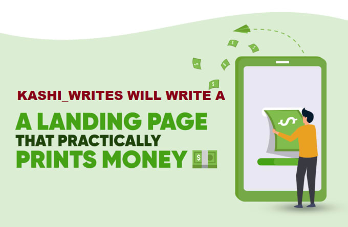 write persuasive landing page copy or website content