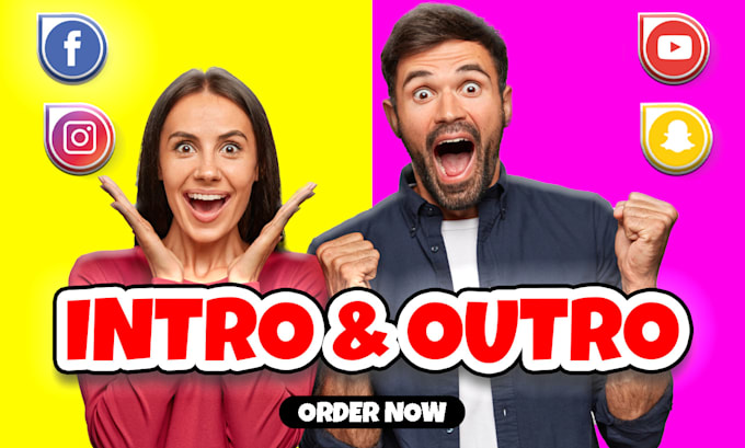create a youtube intro outro logo animation and promo video