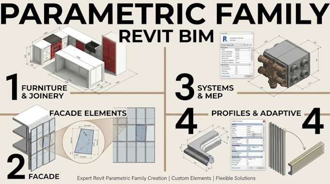 create parametric family bim revit