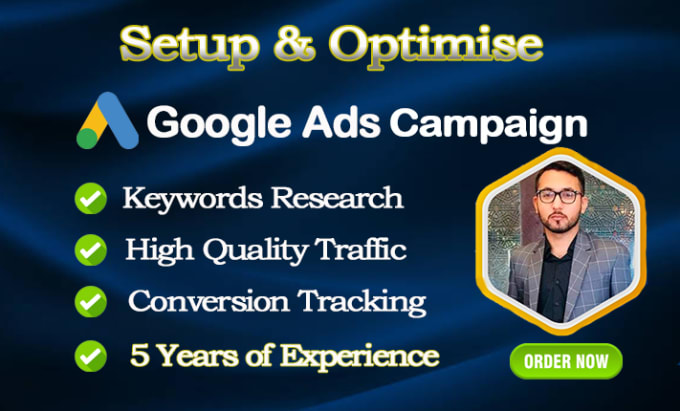 Hire a freelancer to set up google ads adwords PPC campaign and manage it