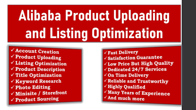 do product listing on alibaba