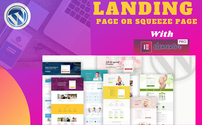 Design responsive landing page or squeeze page in 4 hours by Shihab469 ...