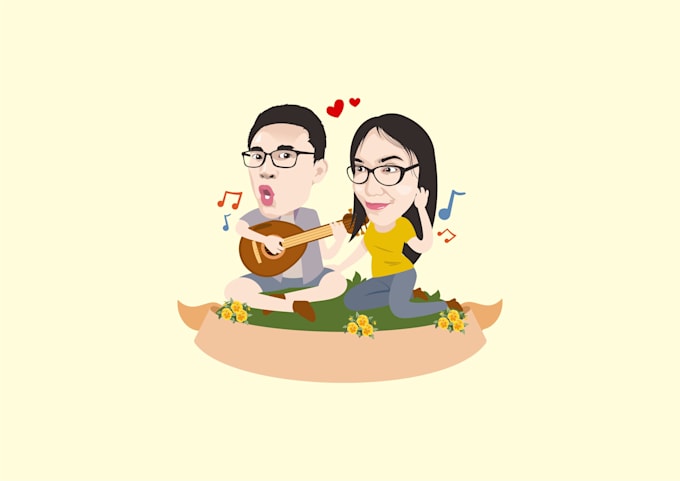 convert image into cartoon or vector face