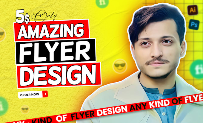 design an amazing flyer any type only 5 bucks
