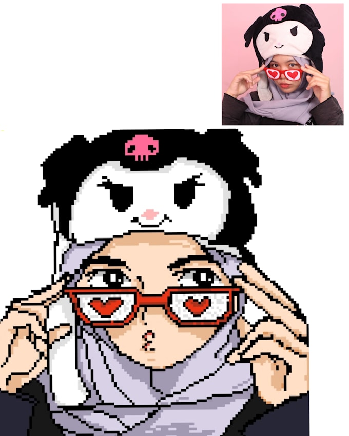 do anime and character design chibi and pixel art