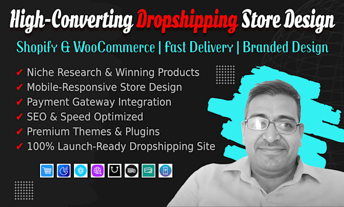 build and setup your professional shopify dropshipping website
