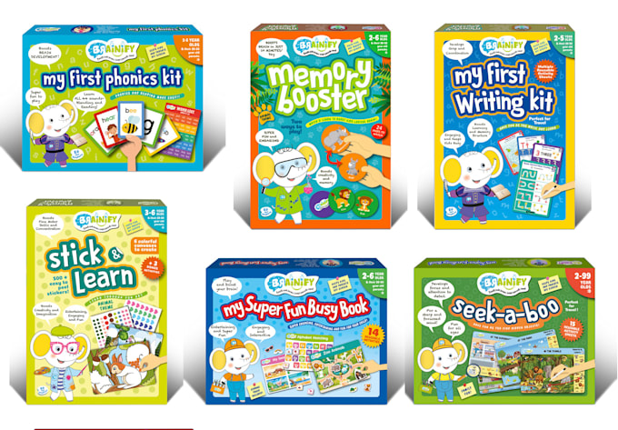 design a professional children product packaging