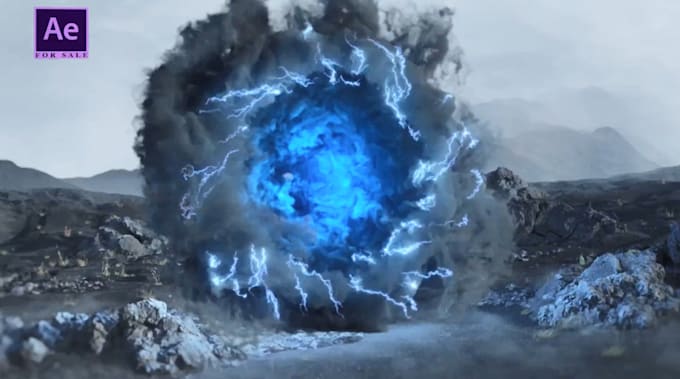 create this portal logo reveal animation
