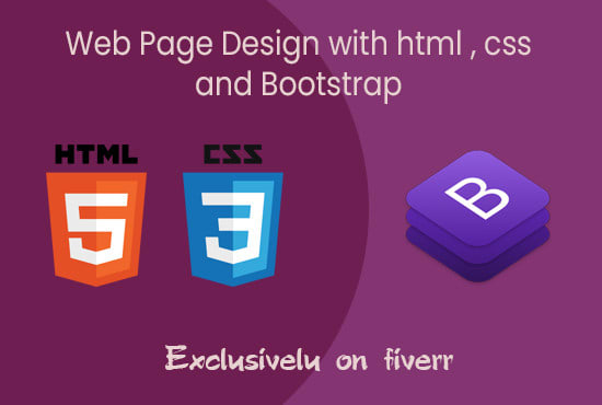 Create professional website with html css by Md_jubair_ | Fiverr