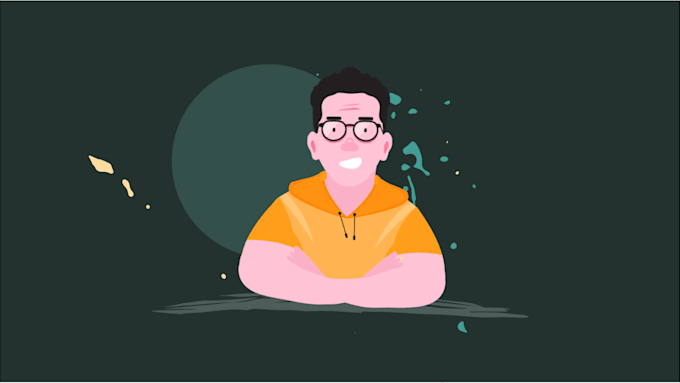 create a motion graphic animated intro for your channel