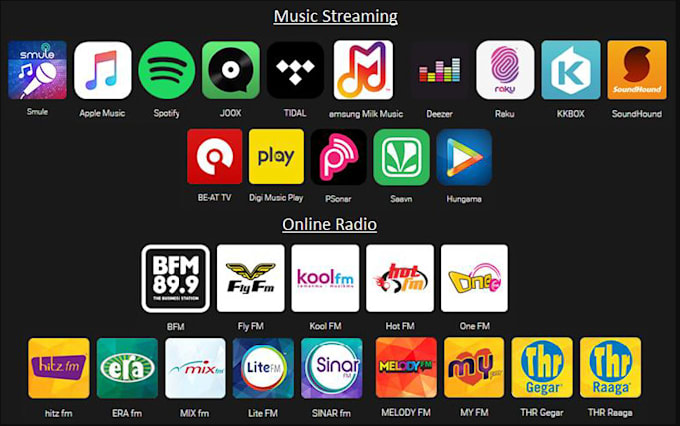 Develop Live Streaming Website And Live Streaming App Radio App Music App By Hamaza Dev