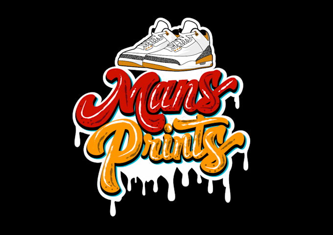 do custom hand lettering, signature or graffiti typography logo, t shirt design