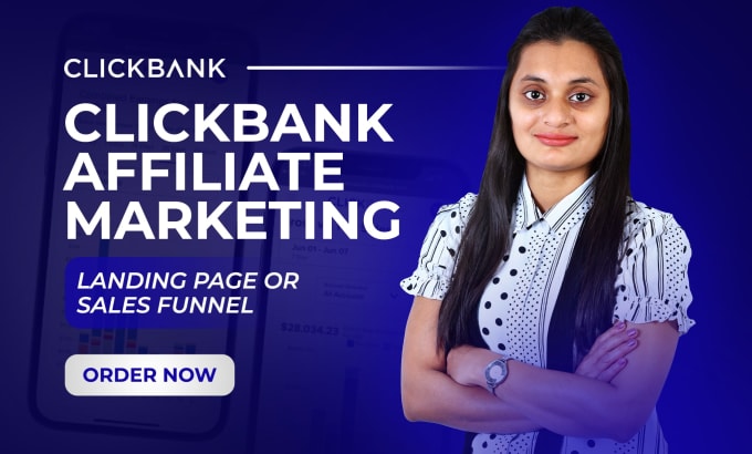 build clickbank affiliate marketing sales funnel or landing page