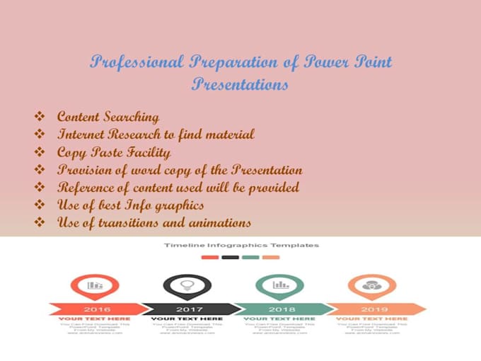 design powerpoint presentations for you