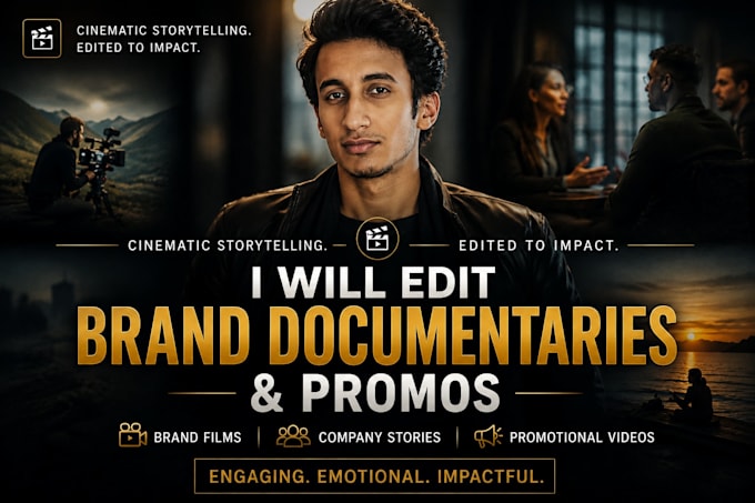 edit high impact brand documentaries and promos