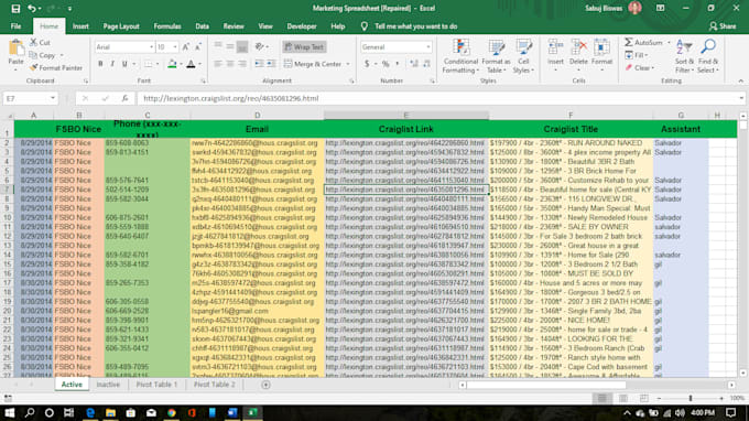 do data entry and web research for you