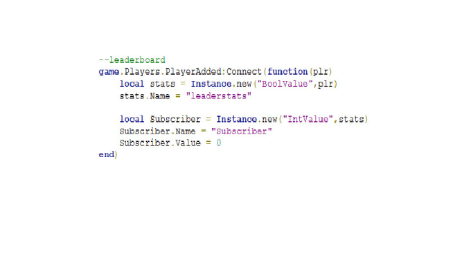 roblox change leaderboard script lua