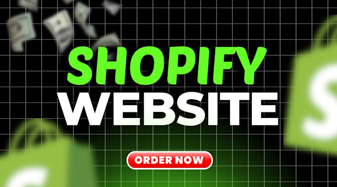 create a professional shopify website and shopify store