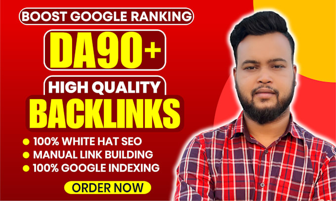 create da 90 high quality dofollow SEO backlinks high da authority link building