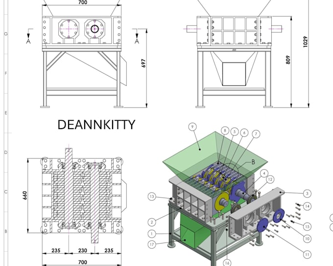do 3d design and modelling in solidworks, autodesk inventor, fusion 360, autocad