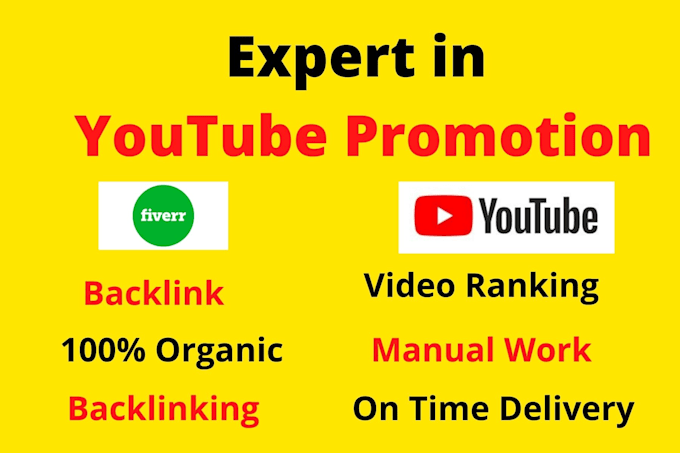 do organic youtube channel rank and promotion