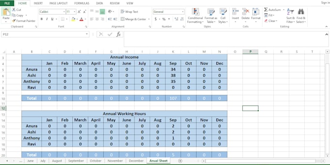 Help you in excel and office package works by Kaweeshwara Fiverr