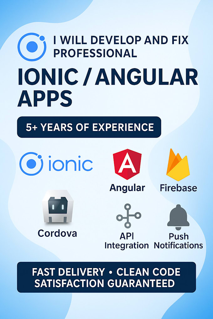 design, develop and fix bugs of your mobile app