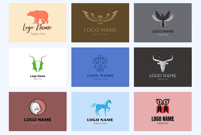 create your modern minimalist logo design and flat log design