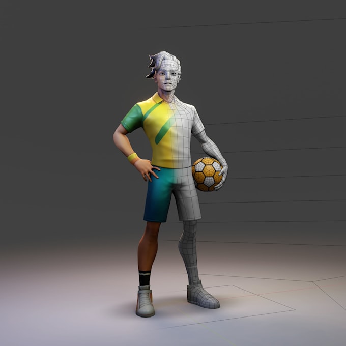 convert your sketch into a game ready 3d model