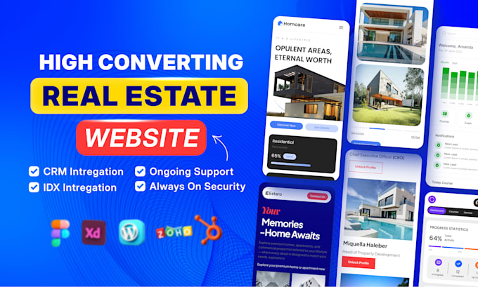 create high converting real estate property listing wordpress website
