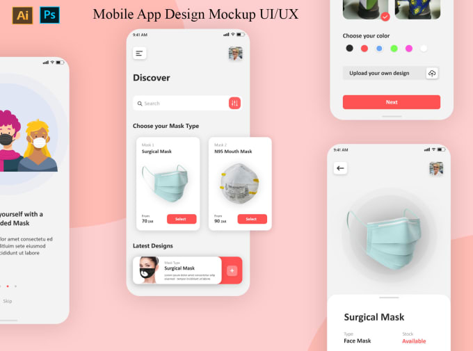 Download Design Creative Mobile App Ui Mockup By Duleekajayaward Fiverr