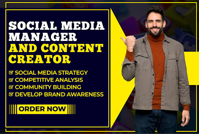 be your social media manager and content creator
