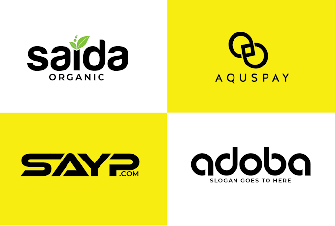 design modern, minimalist, text based logo