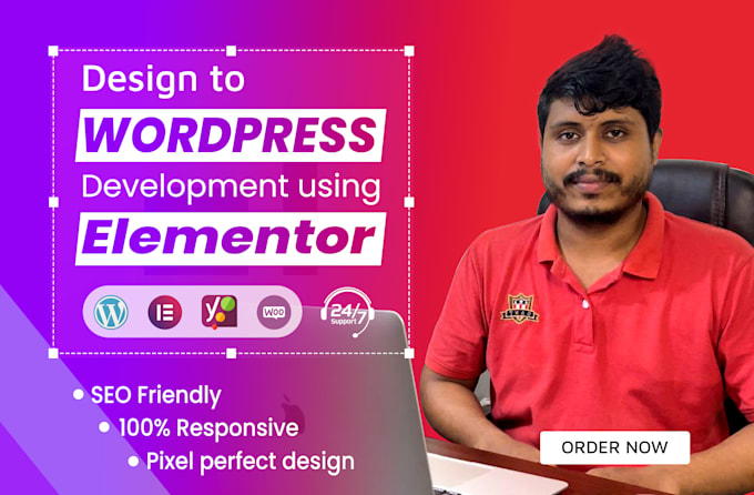 do wordpress site from figma design using elementor