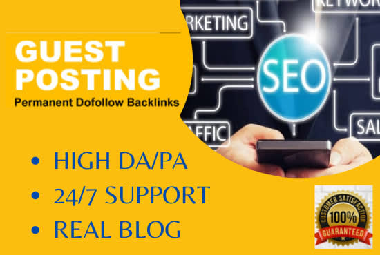 provide guest post in high da website with dofollow backlink